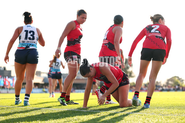 AFLW 2025 Round 04 - Essendon v Geelong - A-62348175