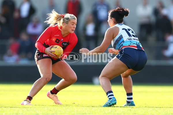 AFLW 2025 Round 04 - Essendon v Geelong - A-62348180