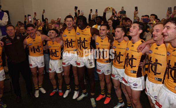 AFL 2025 First Semi Final - Adelaide v Hawthorn - A-62596450