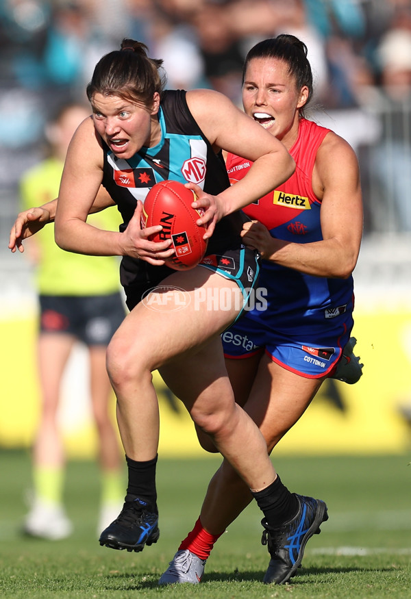 AFLW 2025 Round 05 - Port Adelaide v Melbourne - A-62764456