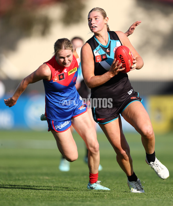 AFLW 2025 Round 05 - Port Adelaide v Melbourne - A-62764481