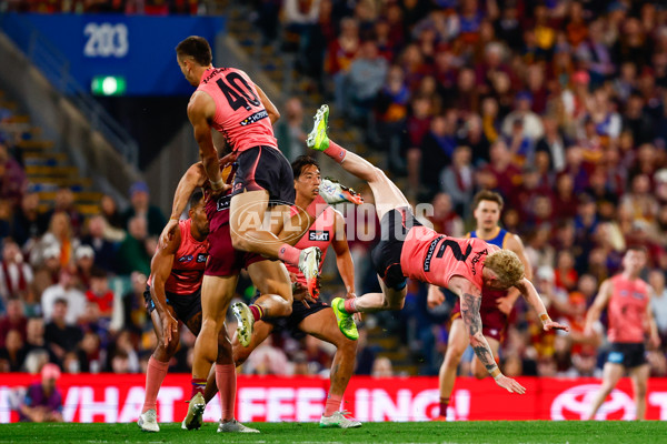 AFL 2025 Second Semi Final - Brisbane v Gold Coast - A-62789826