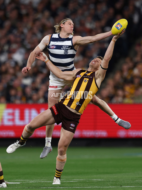 AFL 2025 Second Preliminary Final - Geelong v Hawthorn - A-62894710