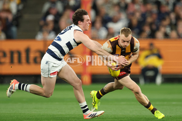 AFL 2025 Second Preliminary Final - Geelong v Hawthorn - A-62897203