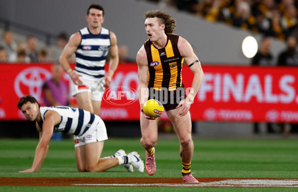 AFL 2025 Second Preliminary Final - Geelong v Hawthorn - A-62899078