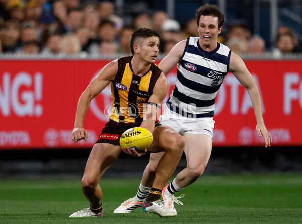 AFL 2025 Second Preliminary Final - Geelong v Hawthorn - A-62899163