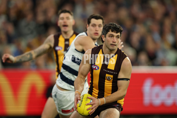 AFL 2025 Second Preliminary Final - Geelong v Hawthorn - A-62901708