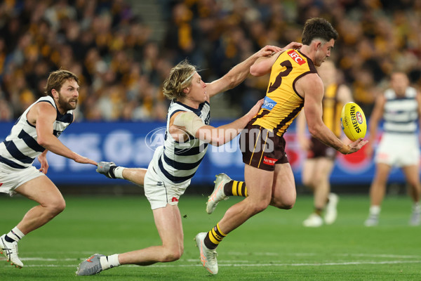 AFL 2025 Second Preliminary Final - Geelong v Hawthorn - A-62902381