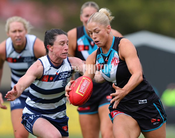AFLW 2025 Round 06 - Port Adelaide v Geelong - A-62918227