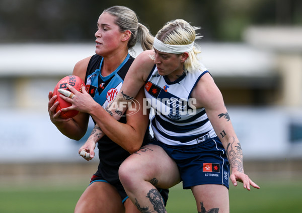AFLW 2025 Round 06 - Port Adelaide v Geelong - A-62923515