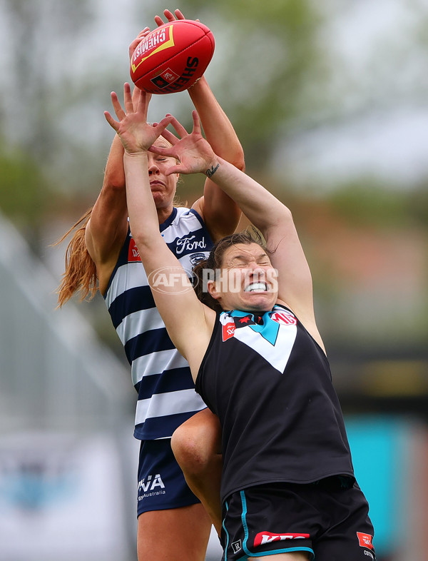 AFLW 2025 Round 06 - Port Adelaide v Geelong - A-62934378