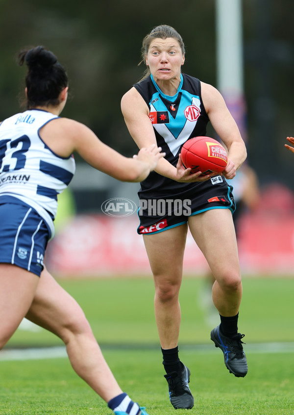 AFLW 2025 Round 06 - Port Adelaide v Geelong - A-62937259