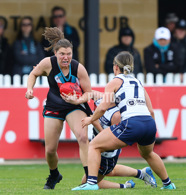 AFLW 2025 Round 06 - Port Adelaide v Geelong - A-62937776