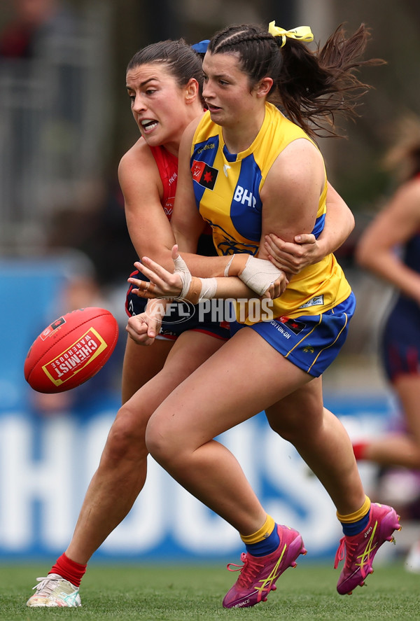 AFLW 2025 Round 06 - Melbourne v West Coast - A-62966350
