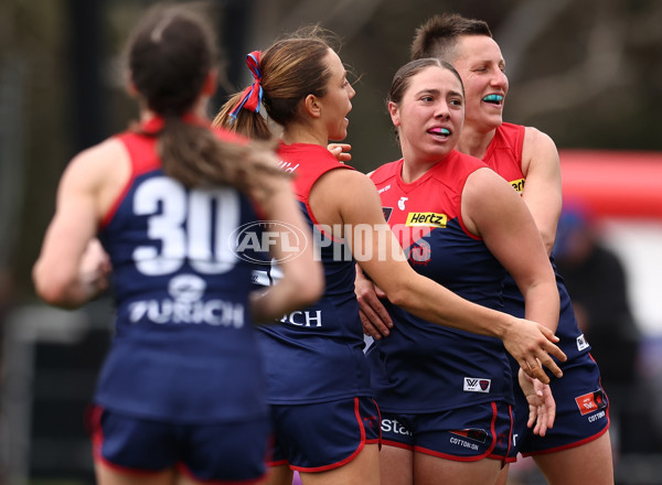 AFLW 2025 Round 06 - Melbourne v West Coast - A-62966421
