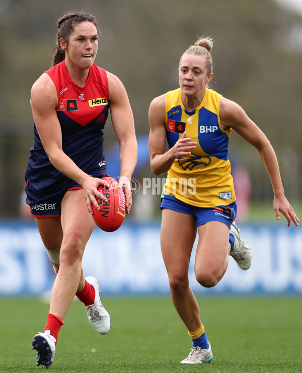 AFLW 2025 Round 06 - Melbourne v West Coast - A-62975085