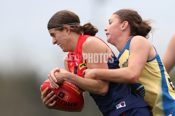 AFLW 2025 Round 07 - Melbourne v Gold Coast - A-63076270