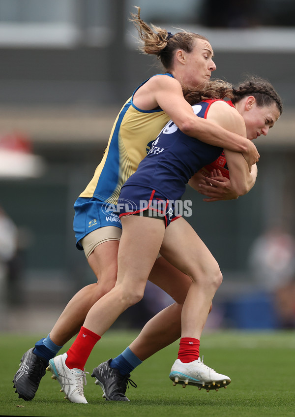 AFLW 2025 Round 07 - Melbourne v Gold Coast - A-63079807