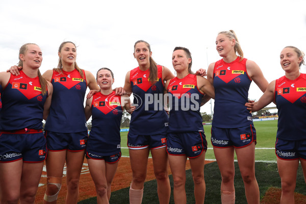 AFLW 2025 Round 07 - Melbourne v Gold Coast - A-63082694