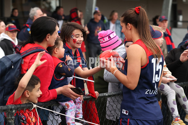 AFLW 2025 Round 07 - Melbourne v Gold Coast - A-63082702