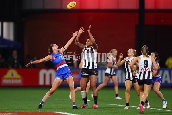 AFLW 2025 Round 07 - Western Bulldogs v Collingwood - A-63090390