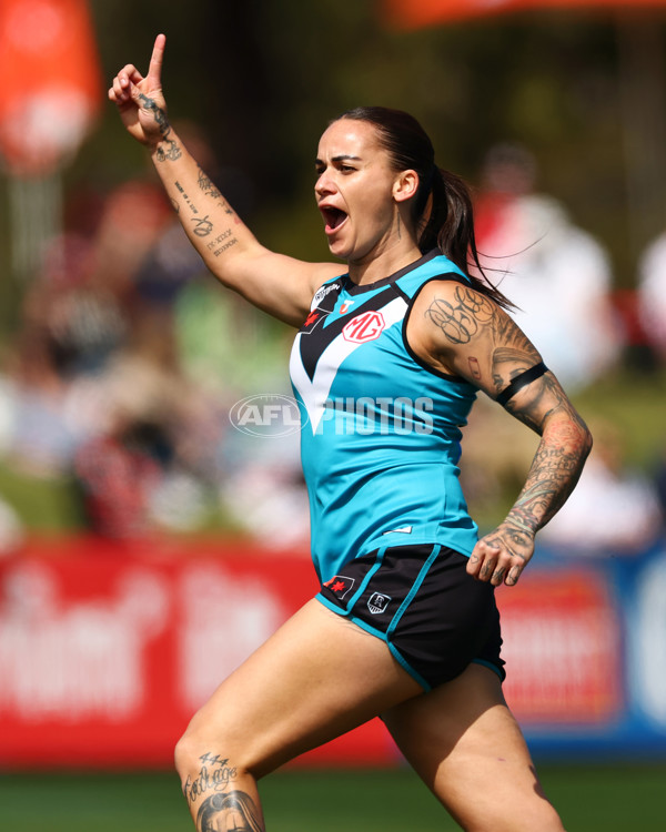 AFLW 2025 Round 07 - St Kilda v Port Adelaide - A-63177676