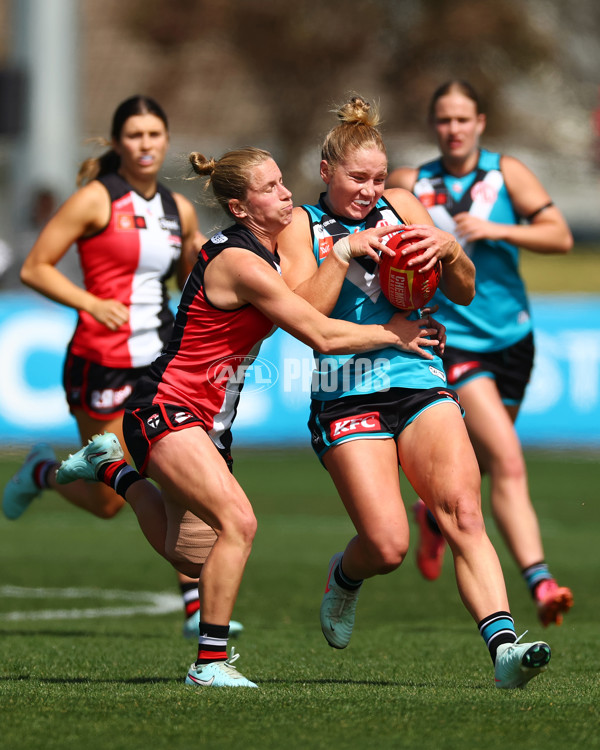 AFLW 2025 Round 07 - St Kilda v Port Adelaide - A-63177693