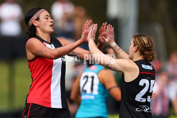 AFLW 2025 Round 07 - St Kilda v Port Adelaide - A-63178760