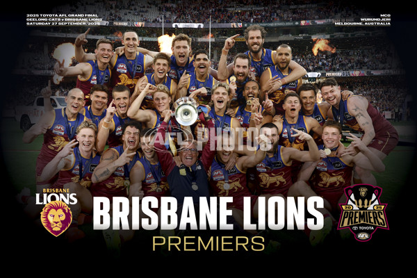 AFL 2025 Media - Brisbane Premiership Prints - A-63178787