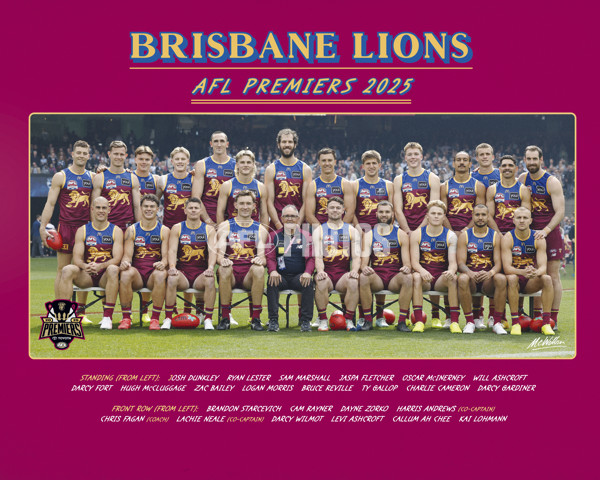 AFL 2025 Media - Brisbane Premiership Prints - A-63178788