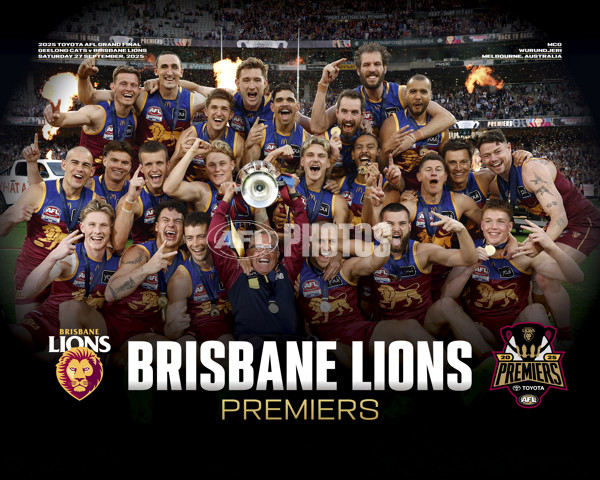 AFL 2025 Media - Brisbane Premiership Prints - A-63178789
