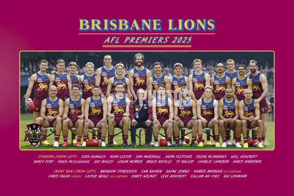 AFL 2025 Media - Brisbane Premiership Prints - A-63180452