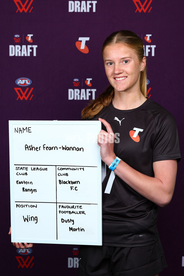 AFLW 2025 Media - AFLW Draft Combine Headshots - A-63246648