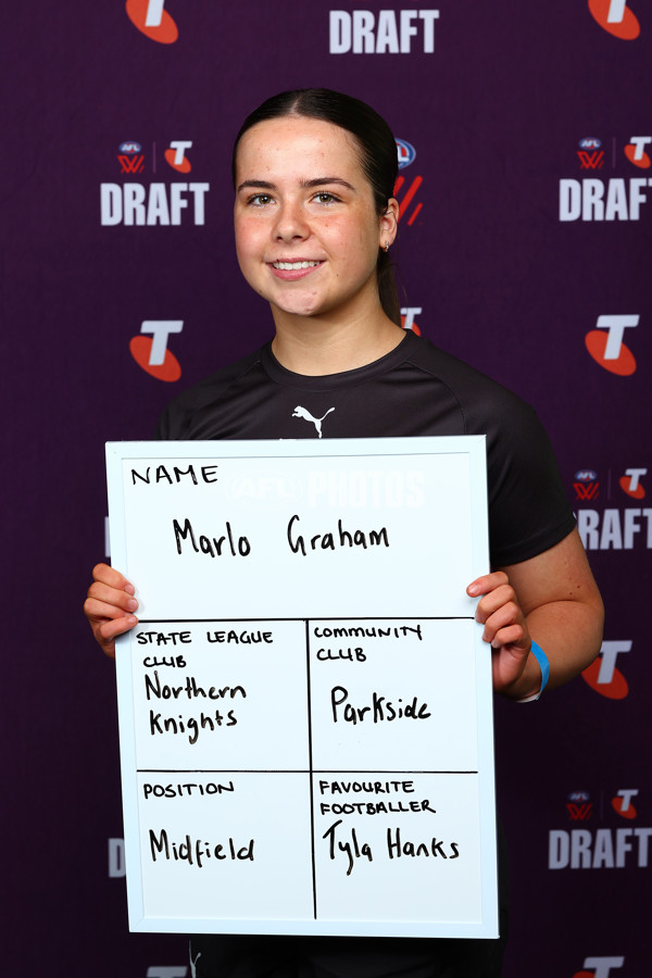 AFLW 2025 Media - AFLW Draft Combine Headshots - A-63246649