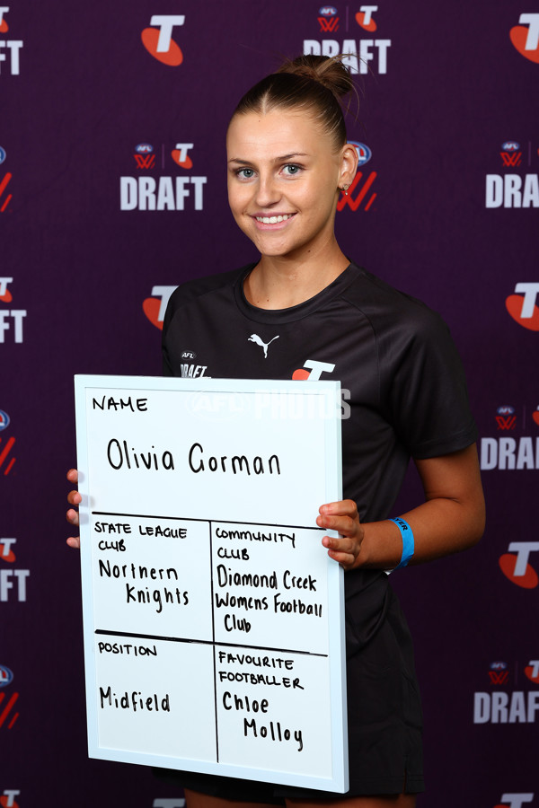 AFLW 2025 Media - AFLW Draft Combine Headshots - A-63246659