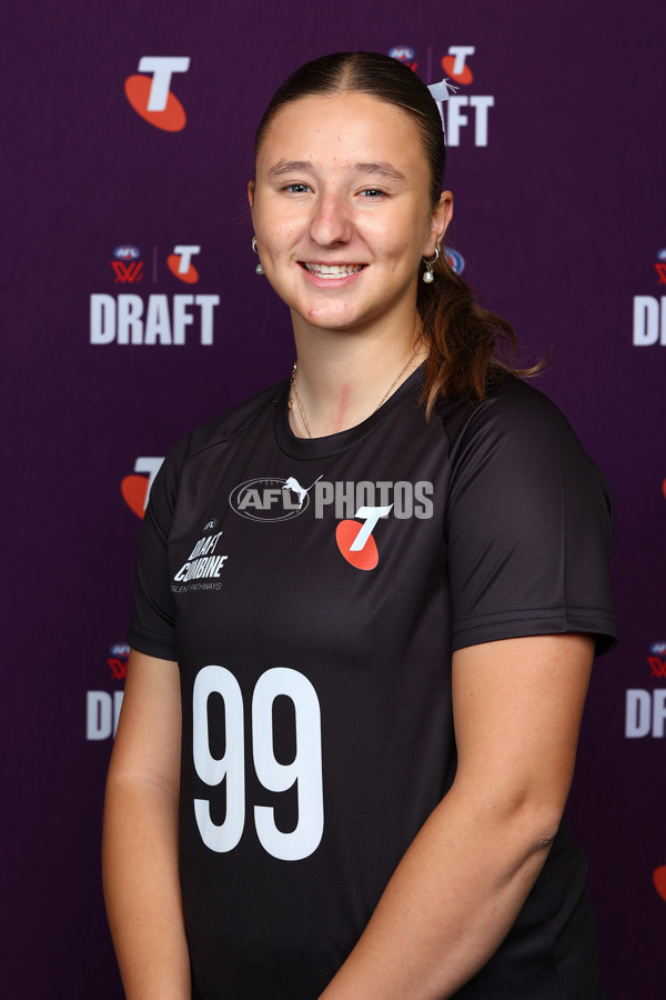 AFLW 2025 Media - AFLW Draft Combine Headshots - A-63246696