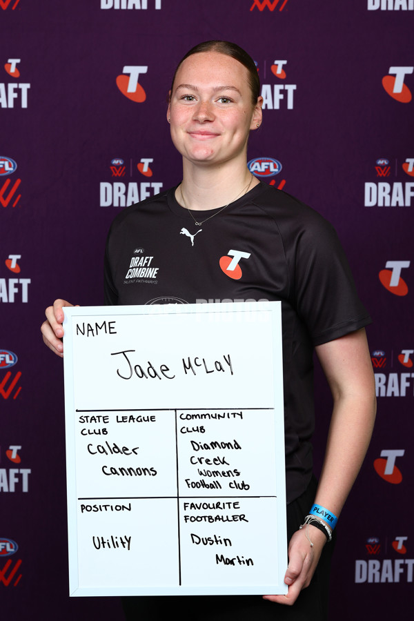 AFLW 2025 Media - AFLW Draft Combine Headshots - A-63247715