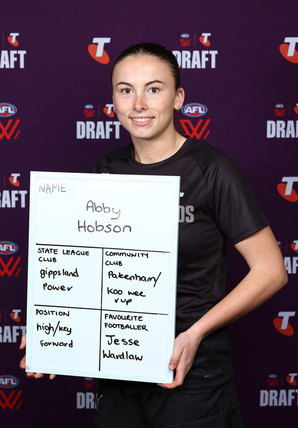 AFLW 2025 Media - AFLW Draft Combine Headshots - A-63247750