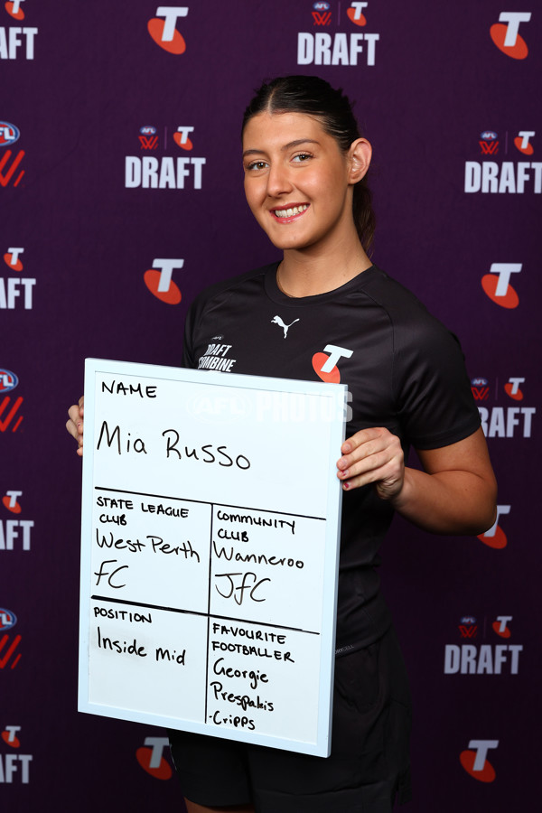 AFLW 2025 Media - AFLW Draft Combine Headshots - A-63249056