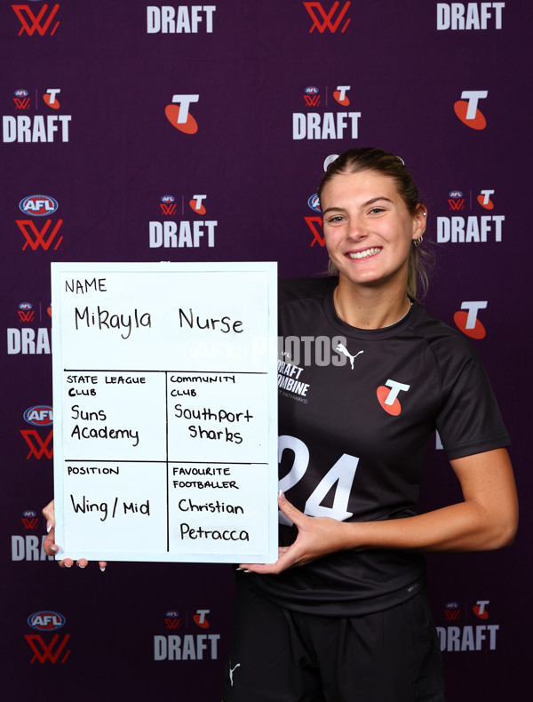 AFLW 2025 Media - AFLW Draft Combine Headshots - A-63251009