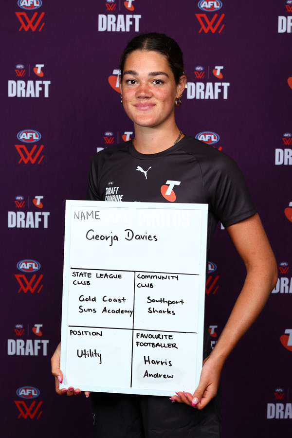 AFLW 2025 Media - AFLW Draft Combine Headshots - A-63252665