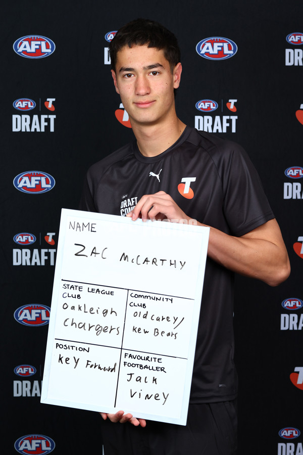 AFL 2025 Media - AFL Draft Combine Headshots - A-63330969
