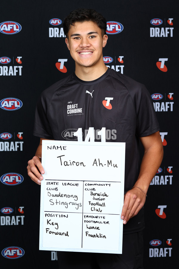 AFL 2025 Media - AFL Draft Combine Headshots - A-63331004