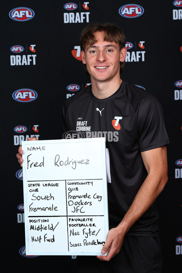 AFL 2025 Media - AFL Draft Combine Headshots - A-63331013