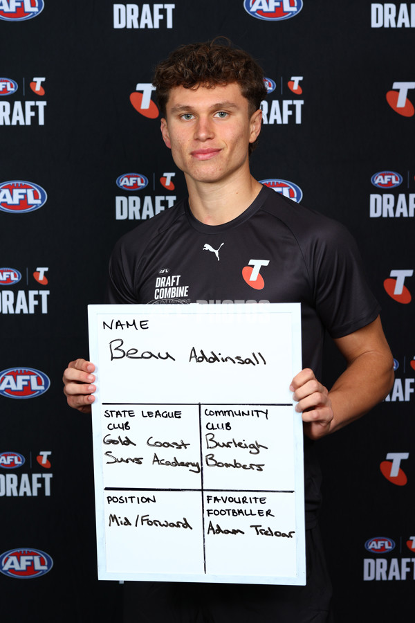 AFL 2025 Media - AFL Draft Combine Headshots - A-63333073