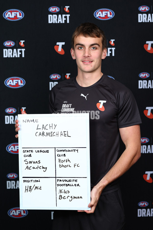 AFL 2025 Media - AFL Draft Combine Headshots - A-63333083
