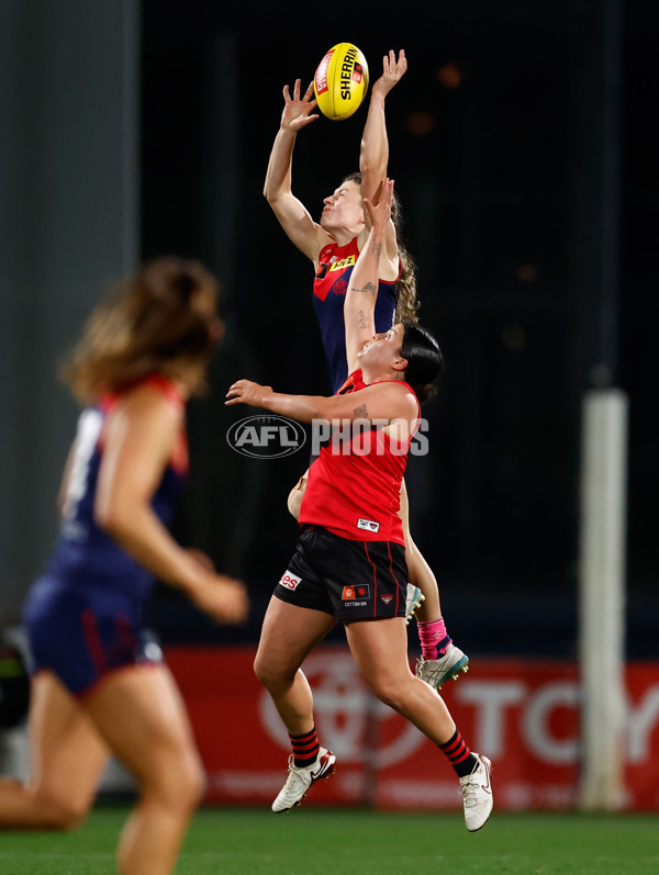 AFLW 2025 Round 08 - Melbourne v Essendon - A-63338950