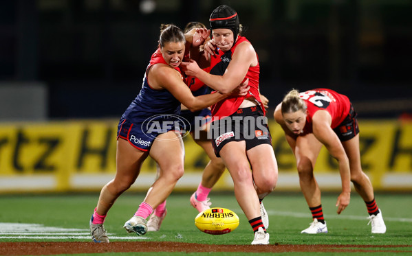 AFLW 2025 Round 08 - Melbourne v Essendon - A-63338996