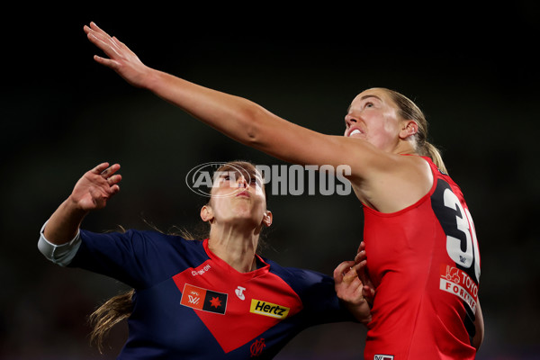 AFLW 2025 Round 08 - Melbourne v Essendon - A-63339371