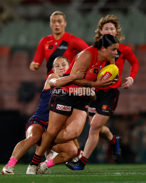 AFLW 2025 Round 08 - Melbourne v Essendon - A-63339380